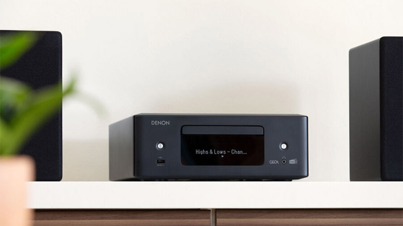 Denon RCD-N12DAB Black - Home audio system - LDLC
